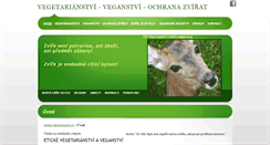 Desktop Screenshot of eticke-vegetarianstvi.cz